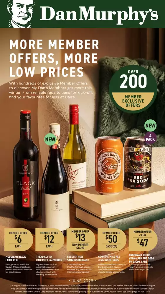 Dan Murphy's catalogue | Dan Murphys catalogue specials | 2026-06-11T00:00:00.000Z - 2026-07-01T00:00:00.000Z