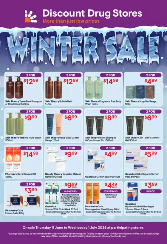 Discount Drug Stores catalogue | Winter Sale | 2026-06-11T00:00:00.000Z - 2026-07-01T00:00:00.000Z