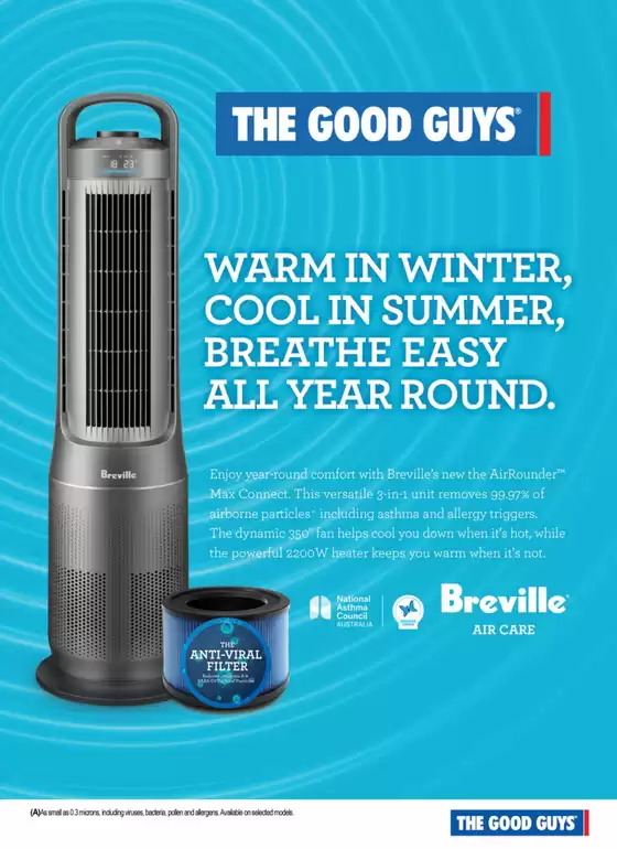 The Good Guys catalogue | Breville Air Care Catalogue | 2026-06-12T00:00:00.000Z - 2026-07-31T00:00:00.000Z