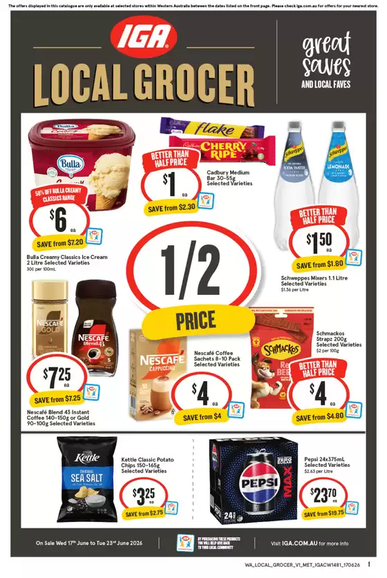 IGA catalogue in Liverpool NSW | Exclusive deals for our customers | 2026-06-17T00:00:00.000Z - 2026-06-23T00:00:00.000Z