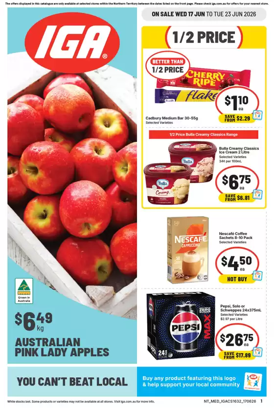 IGA catalogue in Liverpool NSW | Top offers for thrifty shoppers | 2026-06-17T00:00:00.000Z - 2026-06-23T00:00:00.000Z