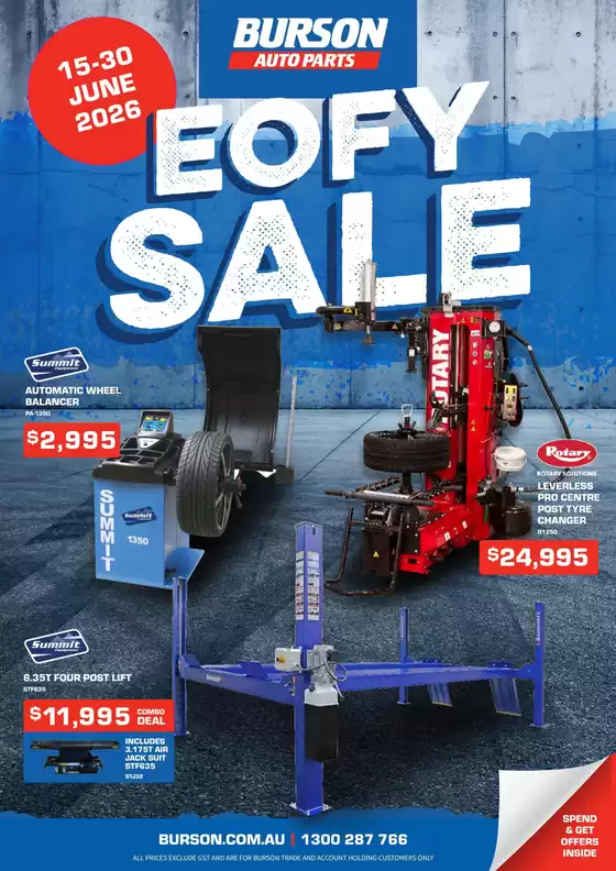 Burson Auto Parts catalogue in Liverpool NSW | Burson June Trade Deals EOFY Sale 2026 Catalogue | 2026-06-15T00:00:00.000Z - 2026-06-30T00:00:00.000Z