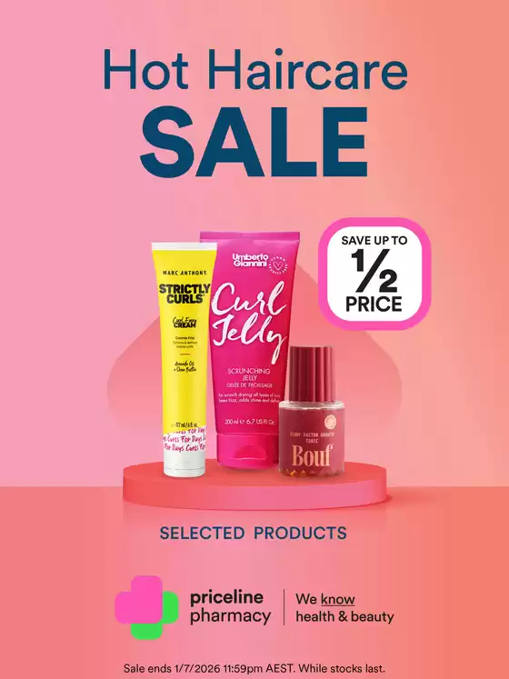 Priceline Pharmacy catalogue in Newcastle NSW | Hot Haircare Sale | 2026-06-18T00:00:00.000Z - 2026-07-01T00:00:00.000Z