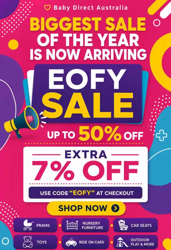 Baby Direct catalogue | EOFY Sale | 2026-06-15T00:00:00.000Z - 2026-06-30T00:00:00.000Z