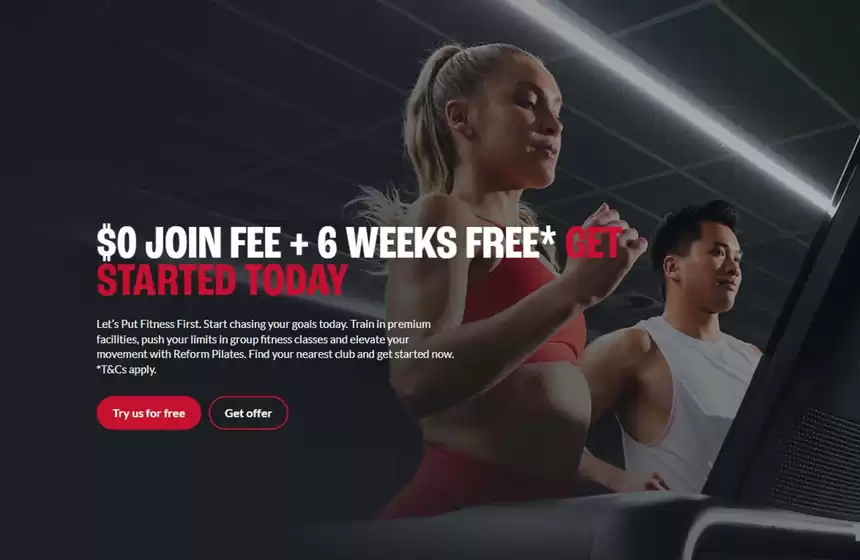 Fitness First catalogue | $0 Join Fee + 6 Weeks Free | 2026-06-15T00:00:00.000Z - 2026-06-30T00:00:00.000Z