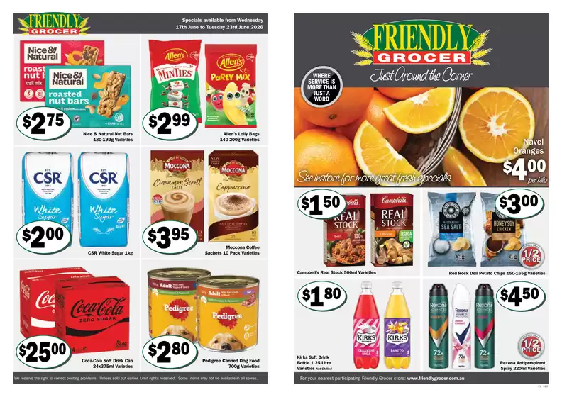 Friendly Grocer catalogue | Week 25 2026 catalogue zone 1 | 2026-06-17T00:00:00.000Z - 2026-06-23T00:00:00.000Z