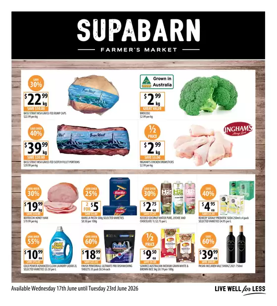Supabarn catalogue | Weekly Specials 17/06 | 2026-06-17T00:00:00.000Z - 2026-06-23T00:00:00.000Z