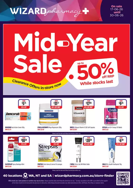 Wizard Pharmacy catalogue | Mid Year Sale | 2026-06-17T00:00:00.000Z - 2026-06-30T00:00:00.000Z