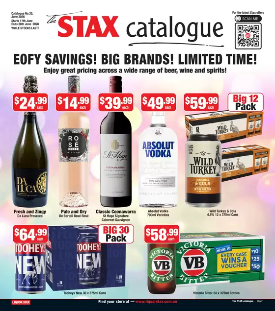 Liquor Stax catalogue | EOFY Savings! | 2026-06-17T00:00:00.000Z - 2026-06-28T00:00:00.000Z