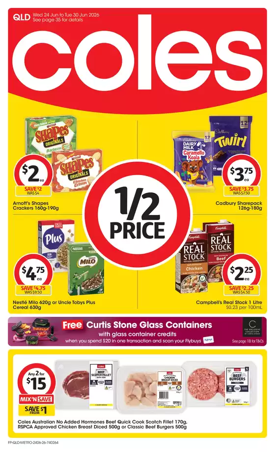 Coles catalogue in Nambour QLD | Coles Catalogue - 24th June | 2026-06-24T00:00:00.000Z - 2026-06-30T00:00:00.000Z