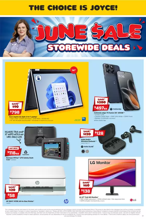 Joyce Mayne catalogue in Gosford NSW | June Sale Tax Time Computers Technology | 2026-06-01T00:00:00.000Z - 2026-06-30T00:00:00.000Z