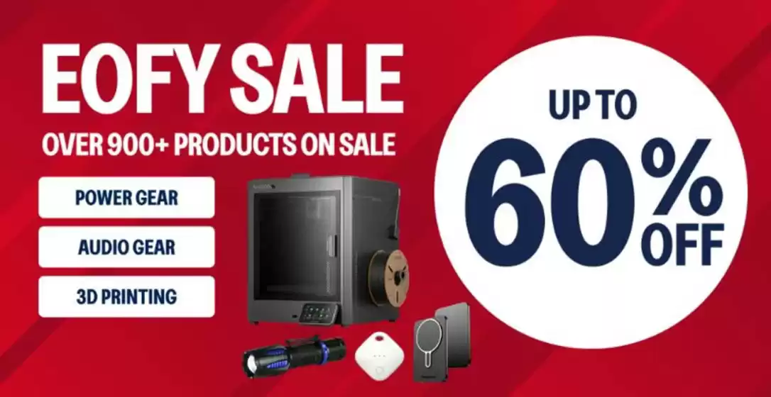 Jaycar Electronics catalogue | EOFY Sale | 2026-06-18T00:00:00.000Z - 2026-06-30T00:00:00.000Z
