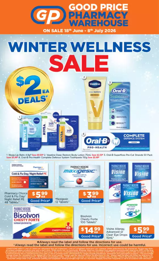 Good Price Pharmacy catalogue | Winter Wellness | 2026-06-18T00:00:00.000Z - 2026-07-08T00:00:00.000Z