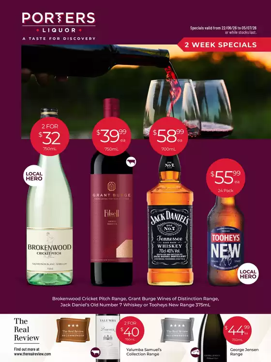Porters catalogue in Garfield VIC | A Taste for Discovery 22/06 | 2026-06-22T00:00:00.000Z - 2026-07-05T00:00:00.000Z