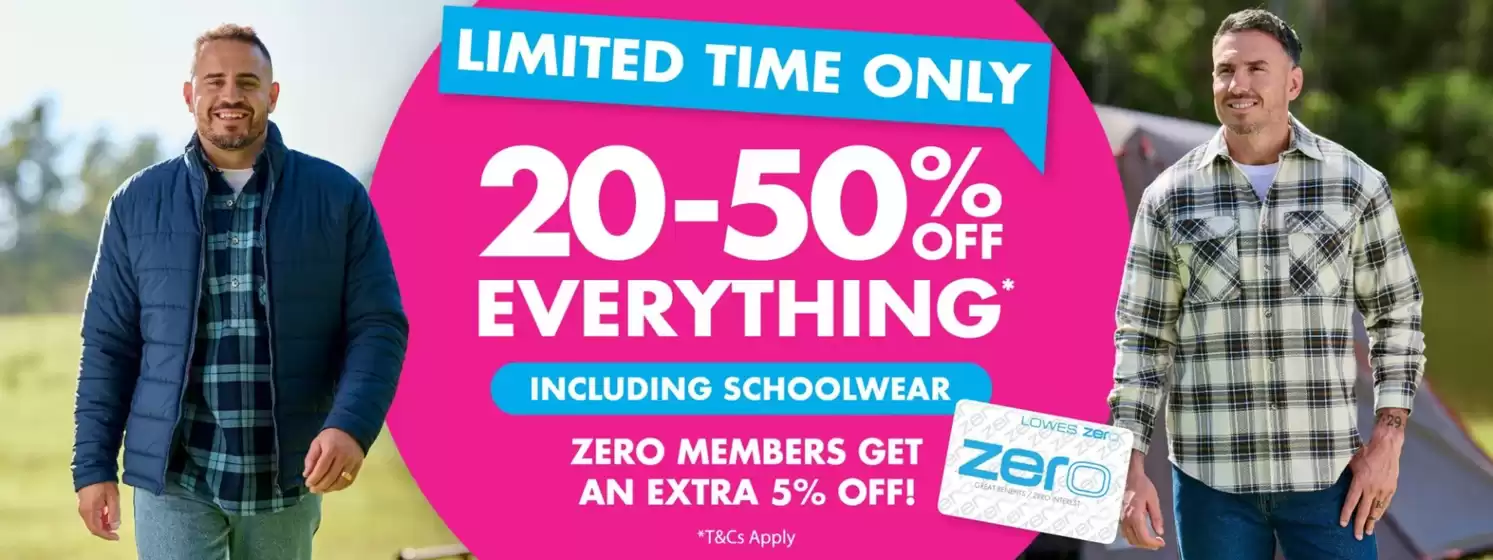 Lowes catalogue | 20-50% Off Everything | 2026-06-18T00:00:00.000Z - 2026-06-30T00:00:00.000Z