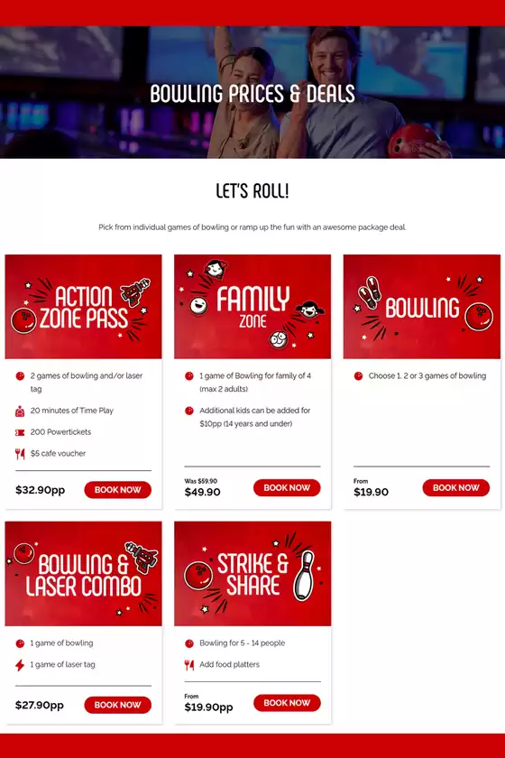 Zone Bowling catalogue | Bowling Prices & Deals | 2026-06-19T00:00:00.000Z - 2026-07-05T00:00:00.000Z