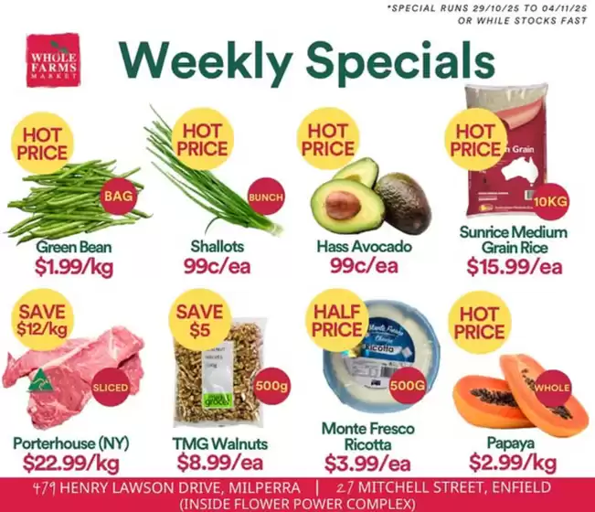 WHOLEFARMS catalogue in Cummins SA | Weekly Specials | 2025-10-29T00:00:00.000Z - 2025-11-04T00:00:00.000Z