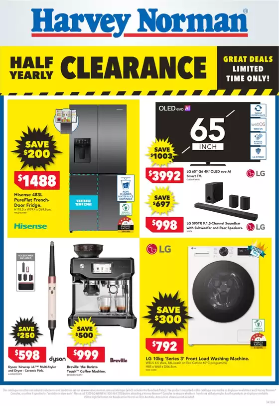 Harvey Norman catalogue in Echuca VIC | Electrical Clearance | 2026-06-18T00:00:00.000Z - 2026-07-01T00:00:00.000Z