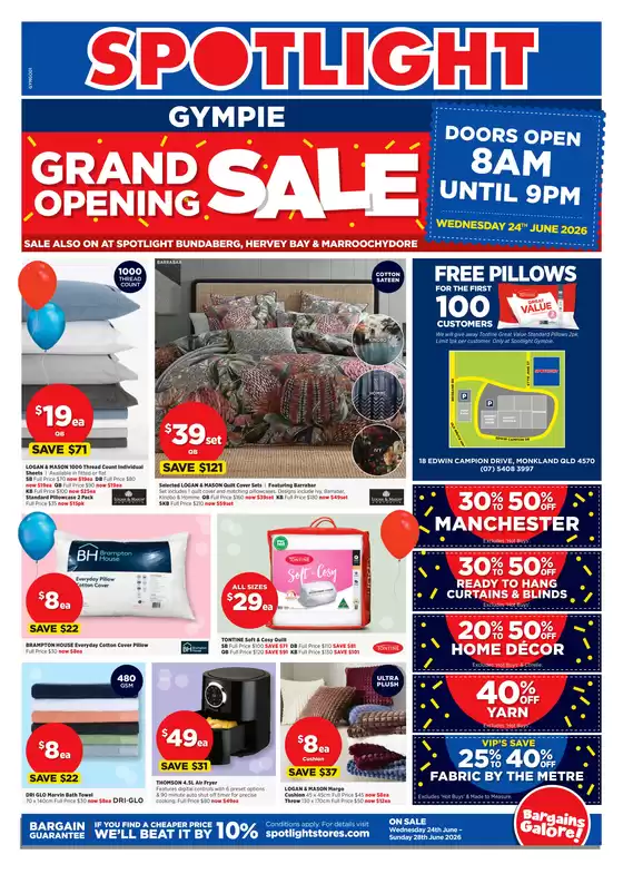 Spotlight catalogue | Gympie Grand Opening Sale | 2026-06-22T00:00:00.000Z - 2026-06-28T00:00:00.000Z