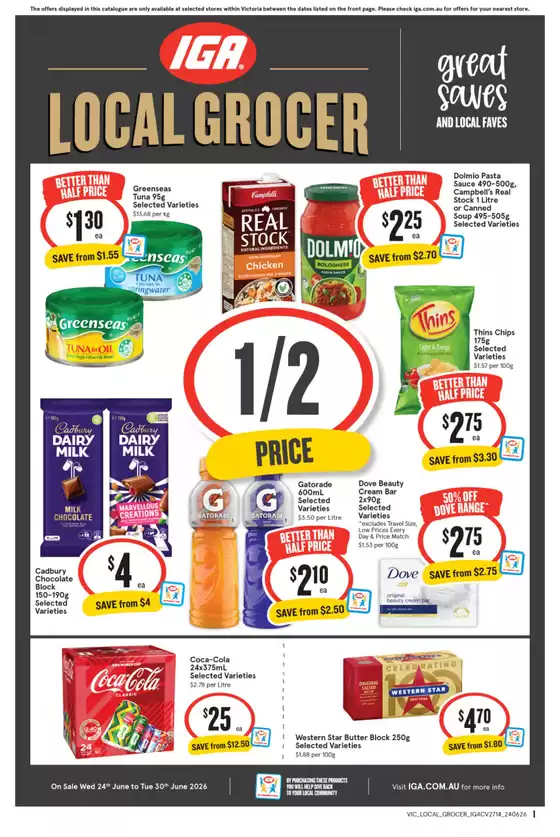 IGA catalogue | Exclusive deals and bargains | 2026-06-24T00:00:00.000Z - 2026-06-30T00:00:00.000Z