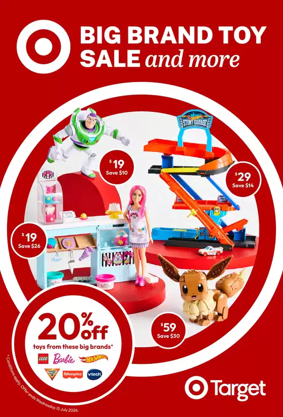 Target catalogue | Big Brand Toy Sale & More | 2026-06-25T00:00:00.000Z - 2026-07-06T00:00:00.000Z