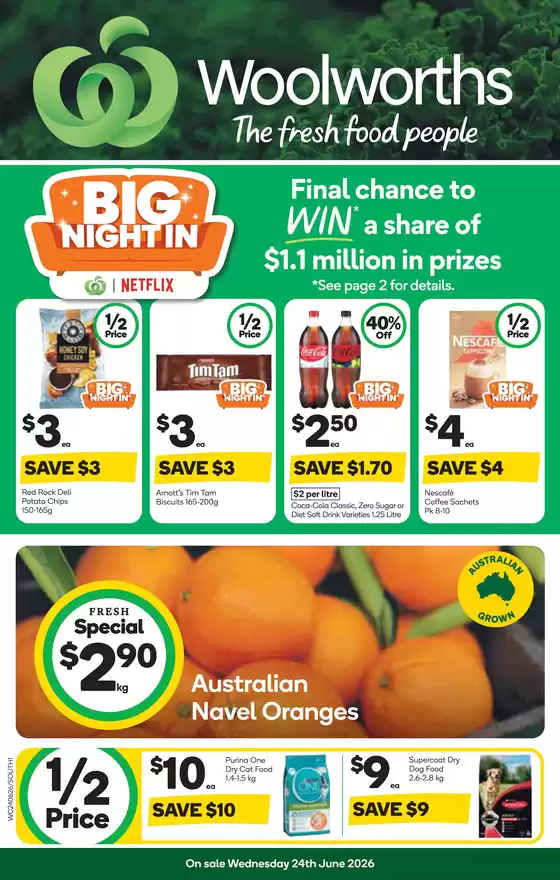 Woolworths catalogue | Weekly Specials - 24/06 | 2026-06-24T00:00:00.000Z - 2026-06-30T00:00:00.000Z