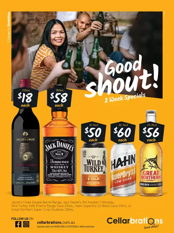 Cellarbrations catalogue | Good Shout! 29/06 | 2026-06-29T00:00:00.000Z - 2026-07-12T00:00:00.000Z