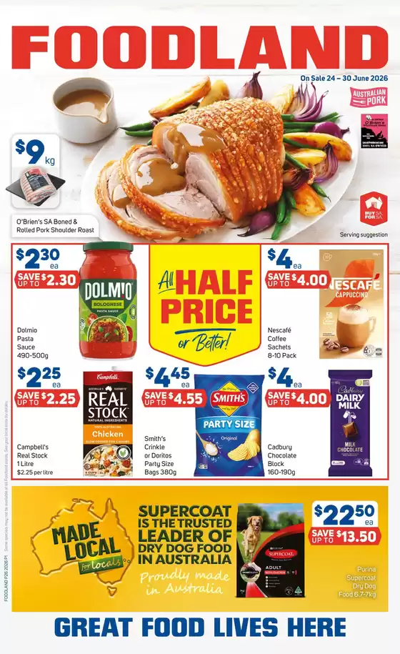 Foodland catalogue in Bedford WA | Catalogue Foodland | 2026-06-24T00:00:00.000Z - 2026-06-30T00:00:00.000Z