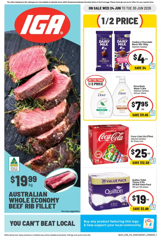 IGA catalogue in Bedford WA | Current special promotions | 2026-06-24T00:00:00.000Z - 2026-06-30T00:00:00.000Z