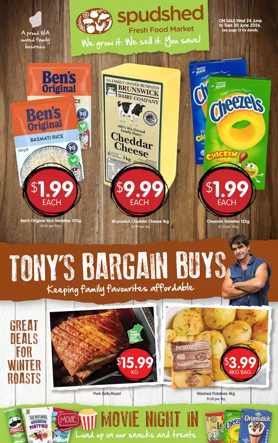 Spudshed catalogue in Bedford WA | Spudshed June 24 rev | 2026-06-24T00:00:00.000Z - 2026-06-30T00:00:00.000Z