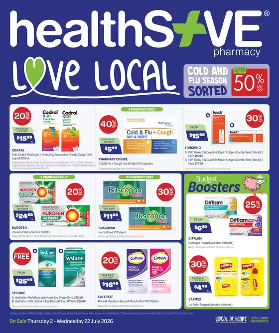 Health Save catalogue in Gisborne VIC | July 2026 | 2026-07-02T00:00:00.000Z - 2026-07-22T00:00:00.000Z
