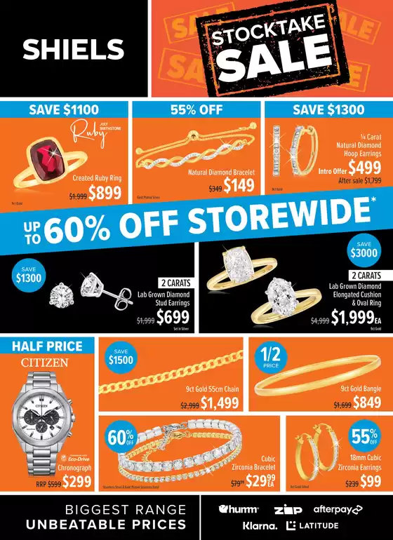 Shiels catalogue | Stocktake Sale | 2026-06-29T00:00:00.000Z - 2026-07-26T00:00:00.000Z