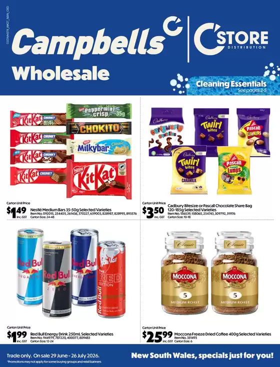 C-Store Distribution catalogue | Wholesale | 2026-06-29T00:00:00.000Z - 2026-07-26T00:00:00.000Z