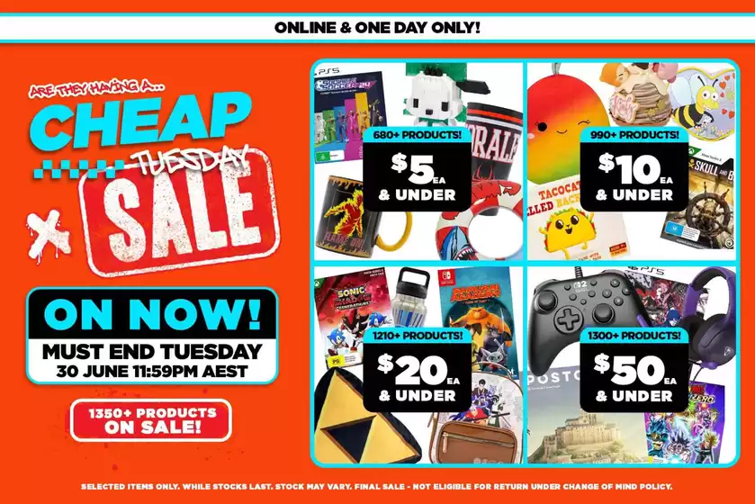 EB Games catalogue | Cheap Tuesday | 2026-06-30T00:00:00.000Z - 2026-06-30T00:00:00.000Z