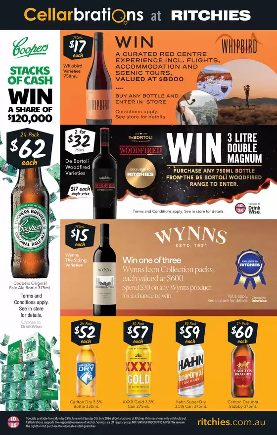 Ritchies catalogue | Cellarbrations Liquor Catalogue | 2026-07-01T00:00:00.000Z - 2026-07-07T00:00:00.000Z