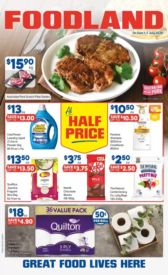 Foodland catalogue | Catalogue Foodland | 2026-07-01T00:00:00.000Z - 2026-07-07T00:00:00.000Z