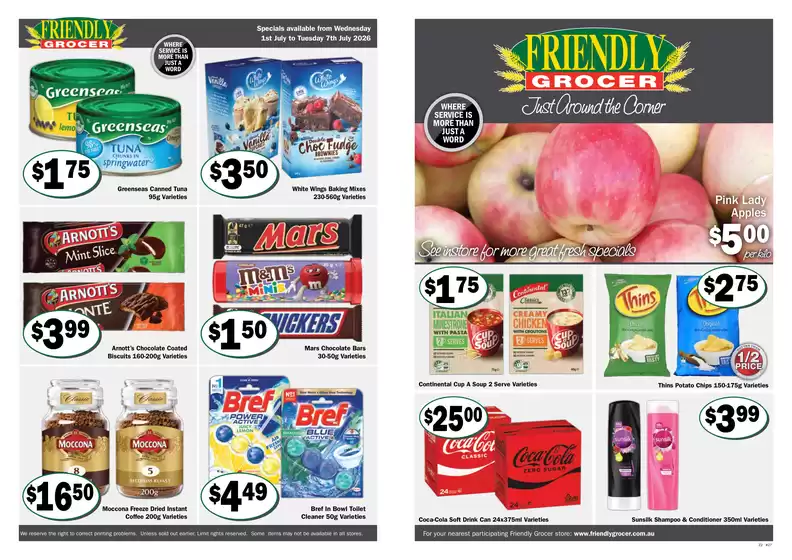 Friendly Grocer catalogue | Week 27 2026 catalogue zone 2 | 2026-07-01T00:00:00.000Z - 2026-07-07T00:00:00.000Z