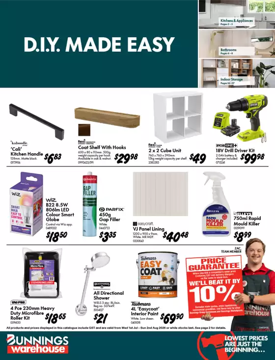 Bunnings Warehouse catalogue in Pinjarra WA | Great offer for all customers | 2026-07-01T00:00:00.000Z - 2026-08-02T00:00:00.000Z