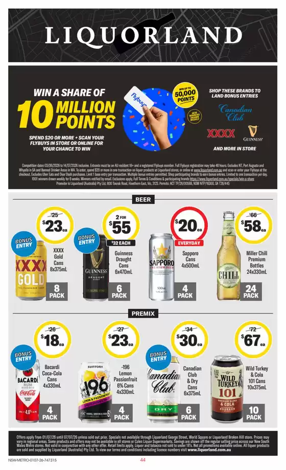 Liquorland catalogue | weekly Liquorland catalogue | 2026-07-01T00:00:00.000Z - 2026-07-07T00:00:00.000Z