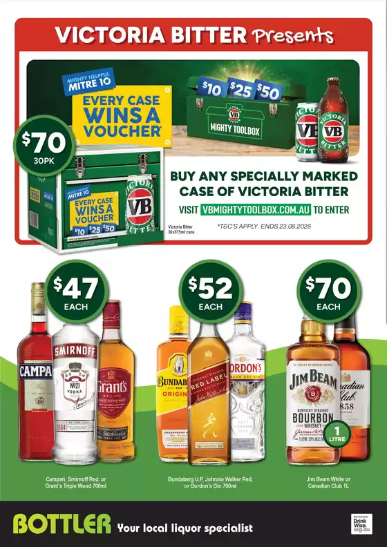 Bottler catalogue in Pinjarra WA | Current bargains and offers | 2026-07-01T00:00:00.000Z - 2026-07-14T00:00:00.000Z
