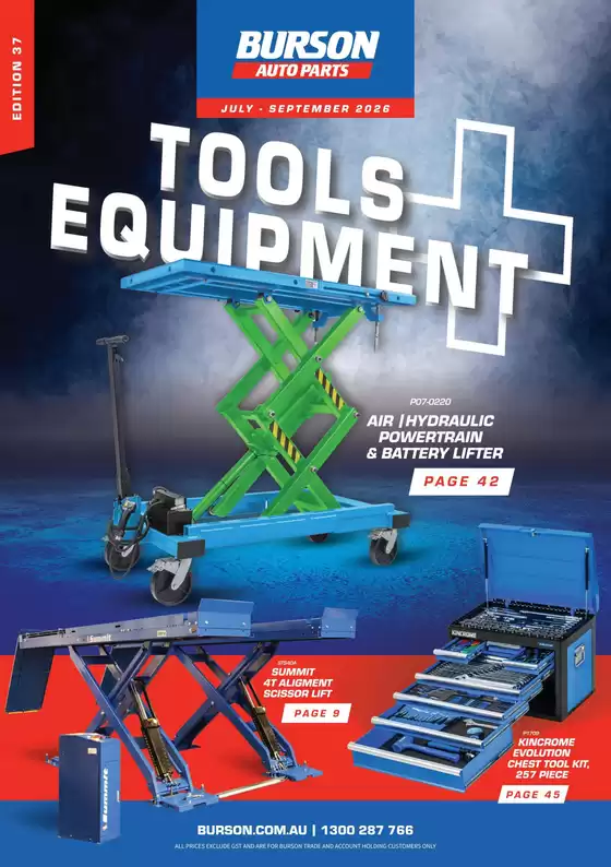 Burson Auto Parts catalogue in Nana Glen NSW | Burson Tools and Equipment July-September 2026 | 2026-07-01T00:00:00.000Z - 2026-09-30T00:00:00.000Z