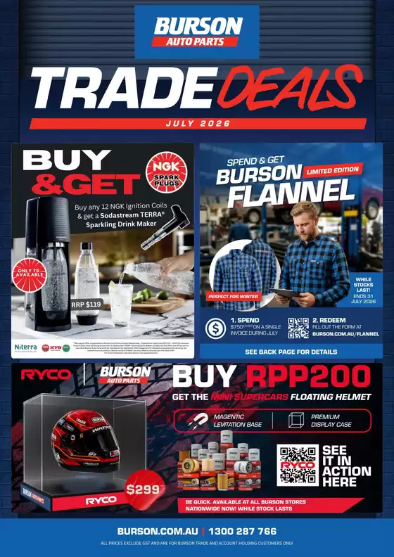 Burson Auto Parts catalogue in Nana Glen NSW | Burson Trade Deals Catalogue July 2026 | 2026-07-01T00:00:00.000Z - 2026-07-31T00:00:00.000Z