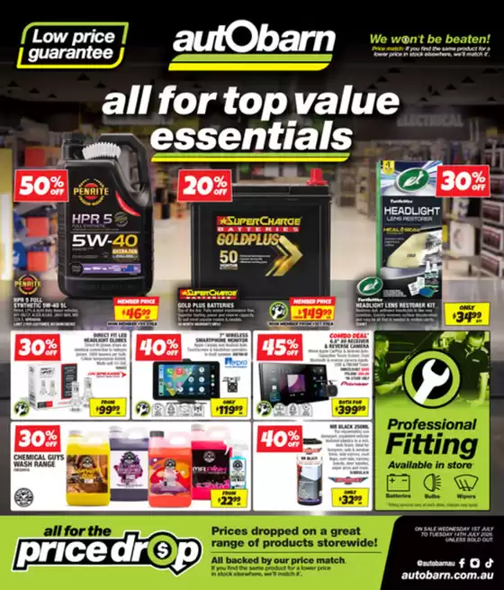 Autobarn catalogue | All For Top Value Essentials | 2026-07-01T00:00:00.000Z - 2026-07-14T00:00:00.000Z