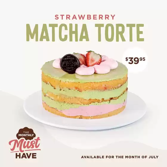 The Cheesecake Shop catalogue | Specials | 2026-07-01T00:00:00.000Z - 2026-07-31T00:00:00.000Z