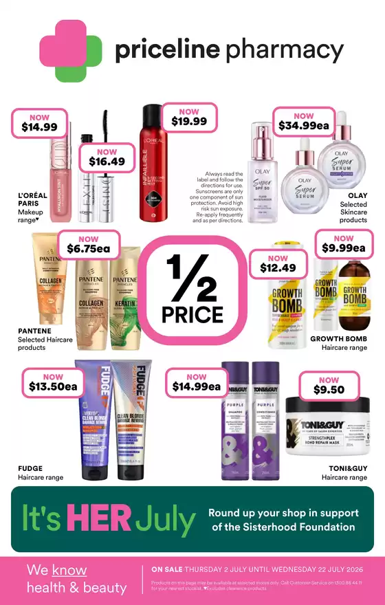 Priceline Pharmacy catalogue in Karnup WA | Priceline Catalogue | 2026-07-02T00:00:00.000Z - 2026-07-22T00:00:00.000Z