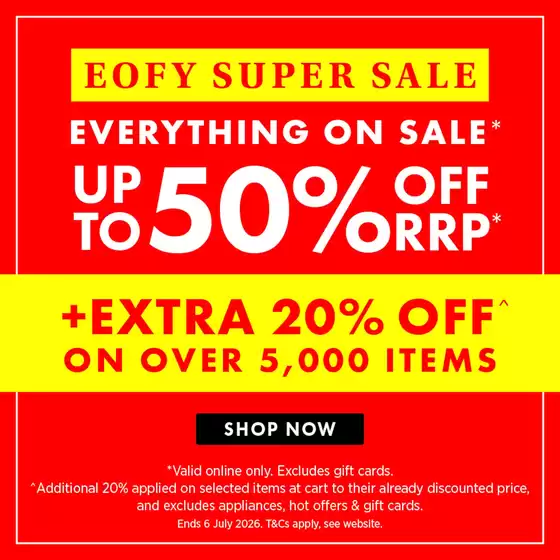 My House catalogue | EOFY Super Sale | 2026-07-01T00:00:00.000Z - 2026-07-06T00:00:00.000Z
