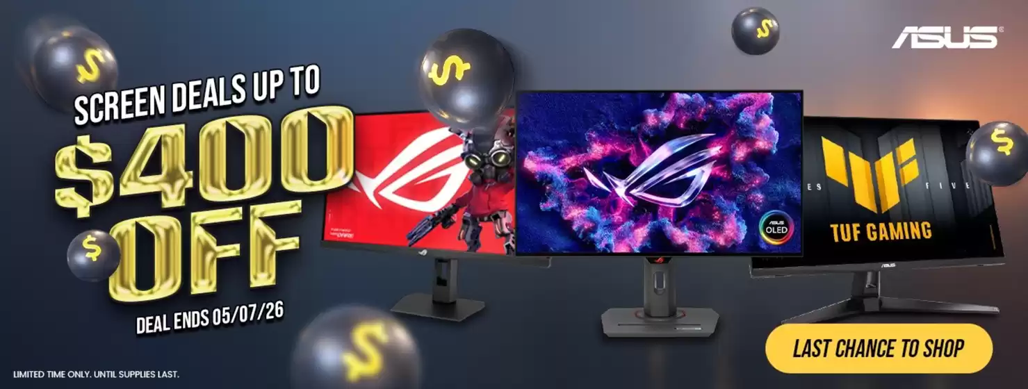 CentreCom catalogue in Glendale QLD | Screen Deals Up To $400 Off | 2026-07-01T00:00:00.000Z - 2026-07-05T00:00:00.000Z