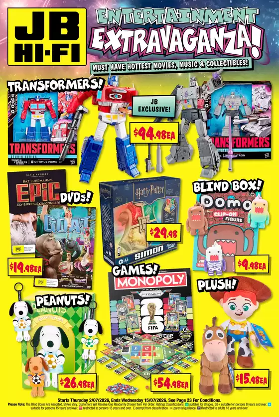 JB Hi Fi catalogue in Auburn SA | Entertainment Extravaganza! | 2026-07-02T00:00:00.000Z - 2026-07-15T00:00:00.000Z