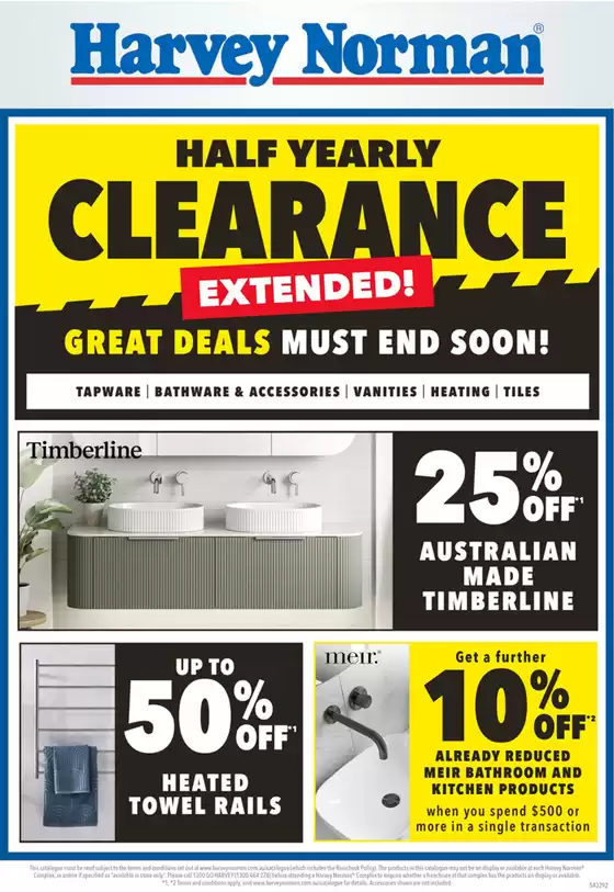 Harvey Norman catalogue | June Bathroom | 2026-07-01T00:00:00.000Z - 2026-07-05T00:00:00.000Z