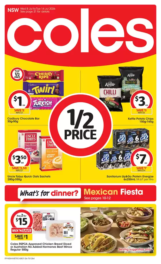 Coles catalogue in Bairnsdale VIC | Coles Catalogue - 8th July | 2026-07-08T00:00:00.000Z - 2026-07-14T00:00:00.000Z